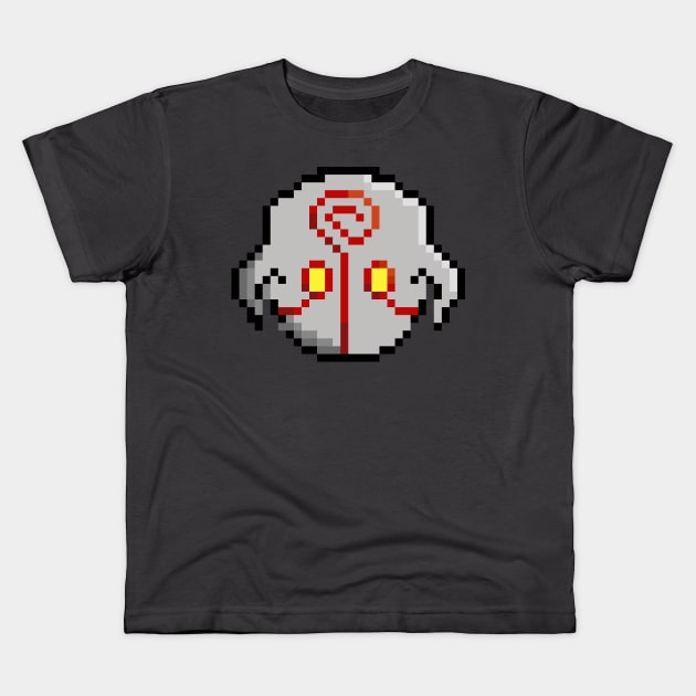 The Juggernaut Pixel Art Kids T-Shirt by glenmags